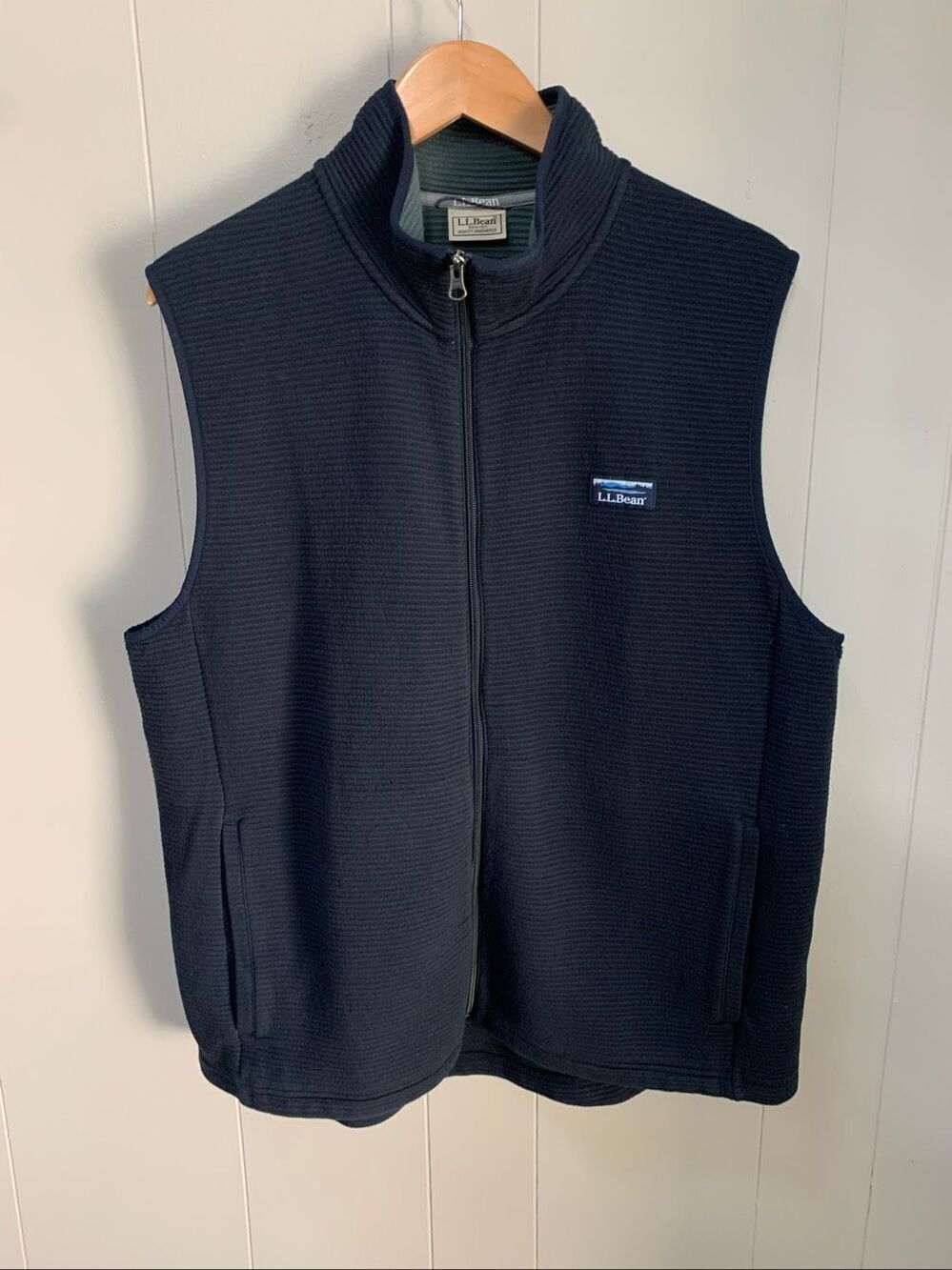 L.L. Bean Men's Lakewashed Double-Knit Vest Large-Reg